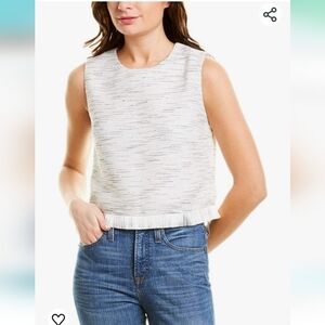 Laundry BY Shelli Segal tweed blouse